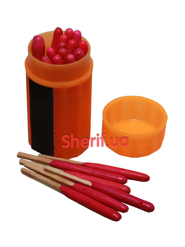 Сірники штормові у пластиковому контейнері 20шт.