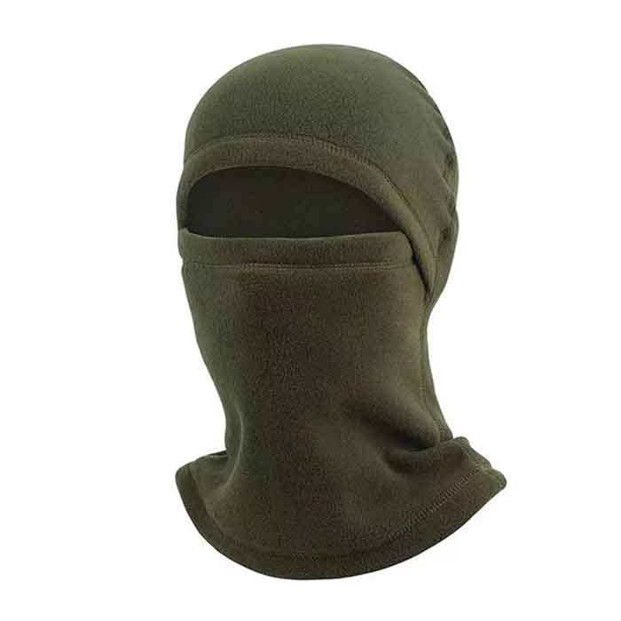 Зимова тепла балаклава зелена