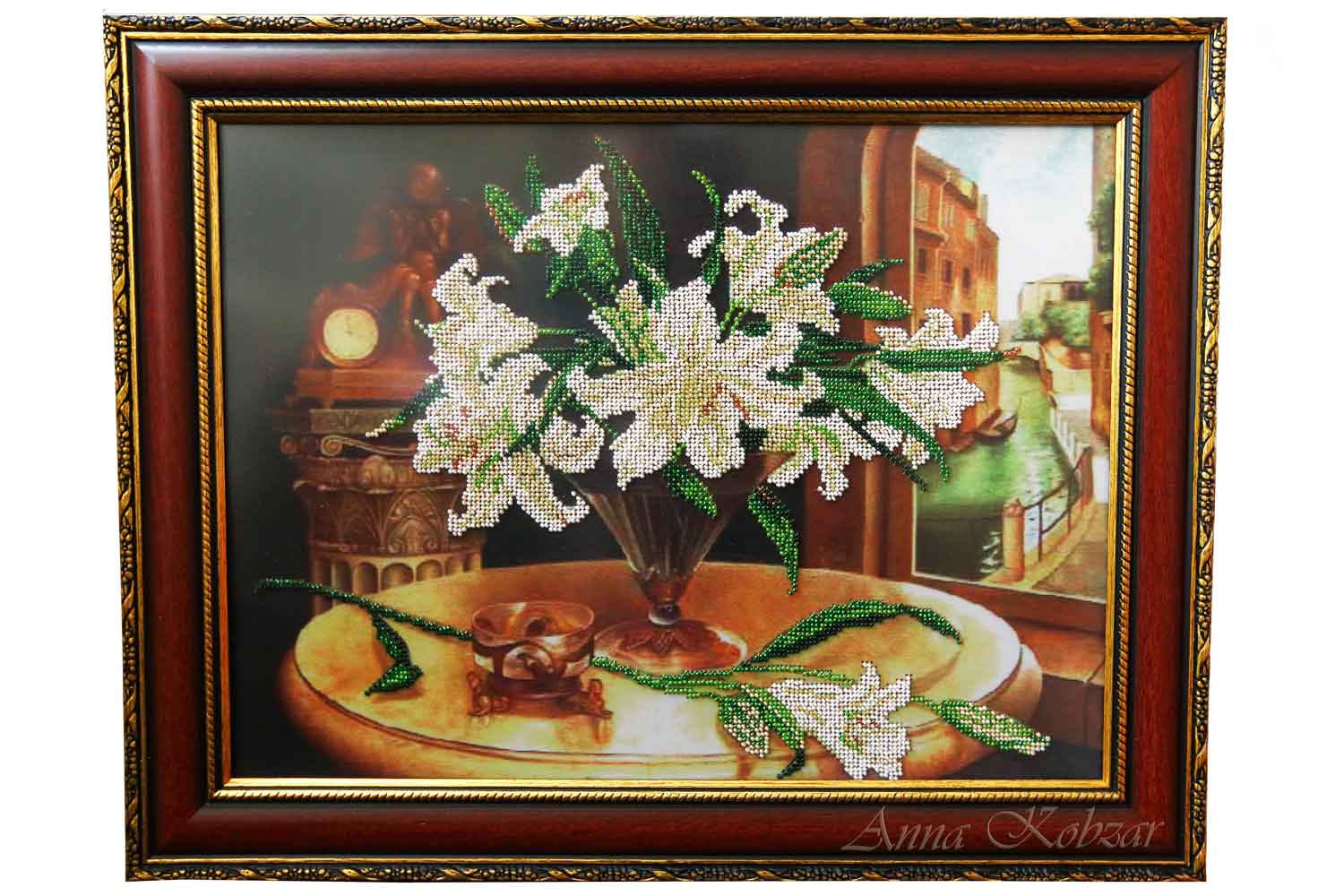 Картина бісером «Лілії»