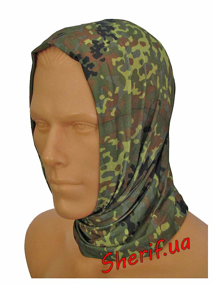 Балаклава-шарф MIL-TEC труба BUFF Flecktarn