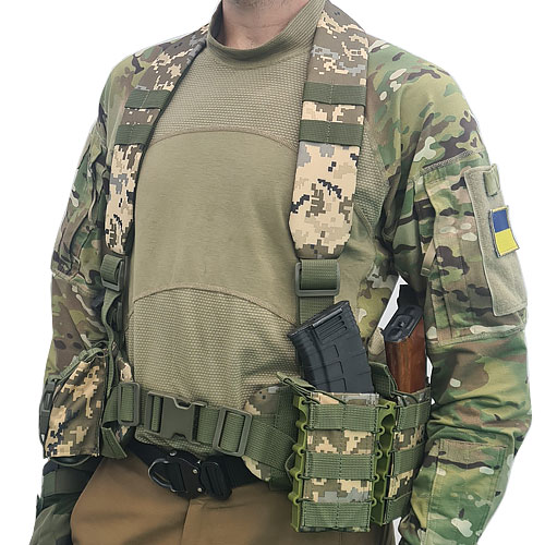 РПС піксель 4 магазини пластик, 2 гранати, сумка скидання