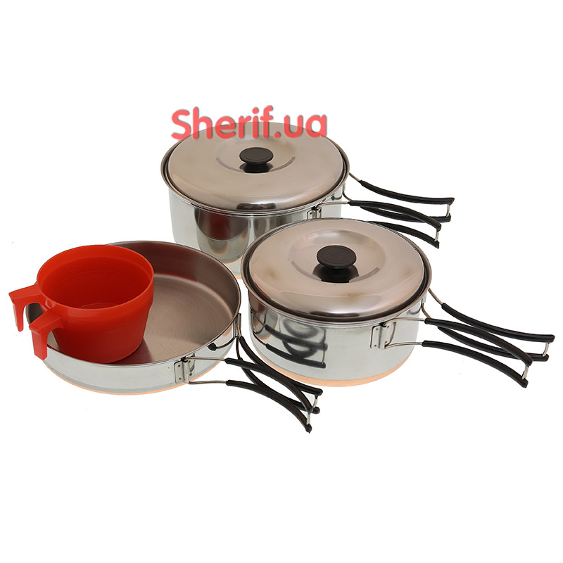 Набір посуду Max Fuchs із нержавіючої сталі, великий