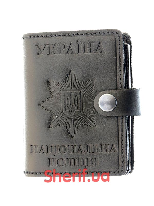 Обкладинка НПУ (під жетон+ удост.) комбінована, 5102