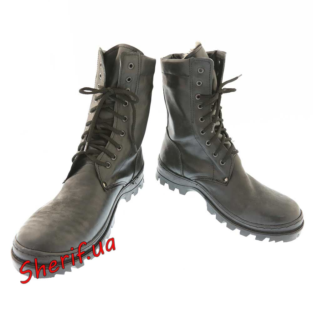 Берці (черевики) військові хутряні ОМОН