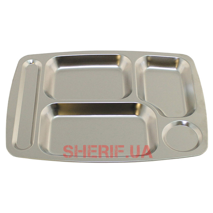 Food tray with 5 compartments, 36 x 27 x 2 cm