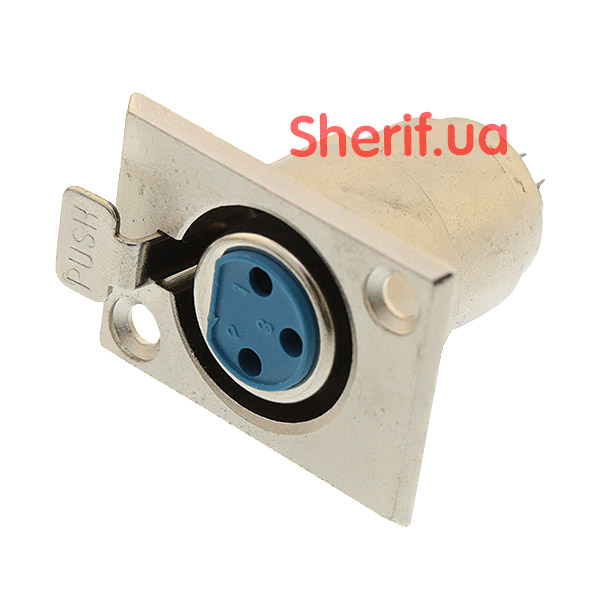 Housing socket HY1.4824 XLR 3-pin female