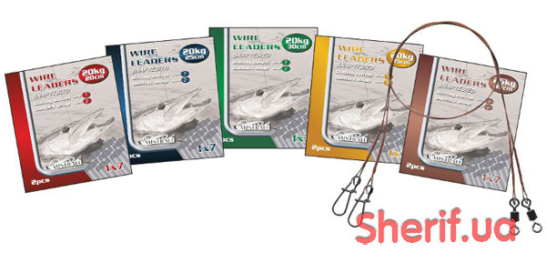 Leash WIRE LEADERS 1x7 20cm 7kg MISTRALL