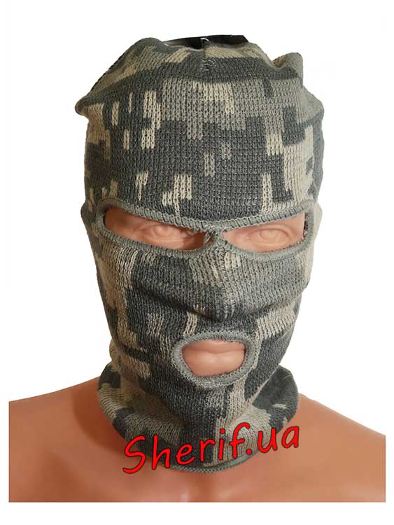 Маска-балаклава MIL-TEC із 3 прорізами AT-DIGITAL