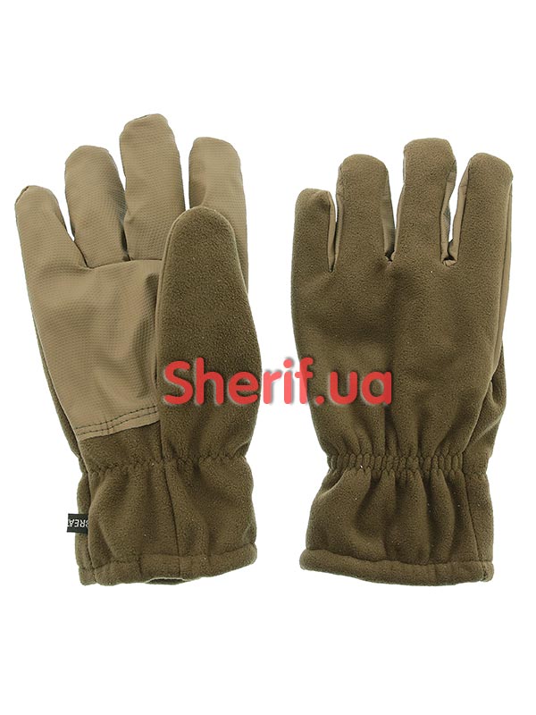 Fleece gloves Max Fuchs Alpin Olive windproof