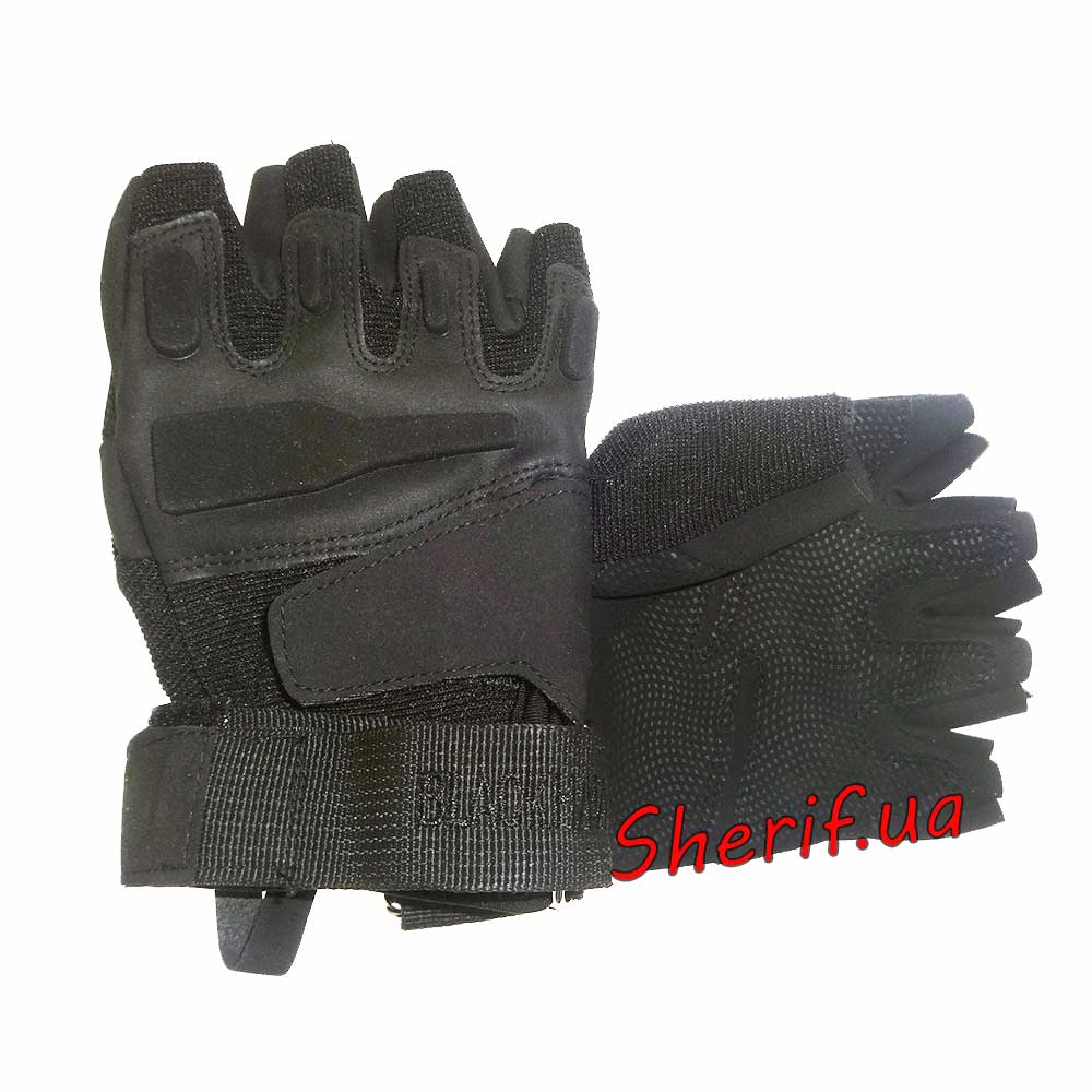Рукавички б/п Blackhawk HF з д/р Black