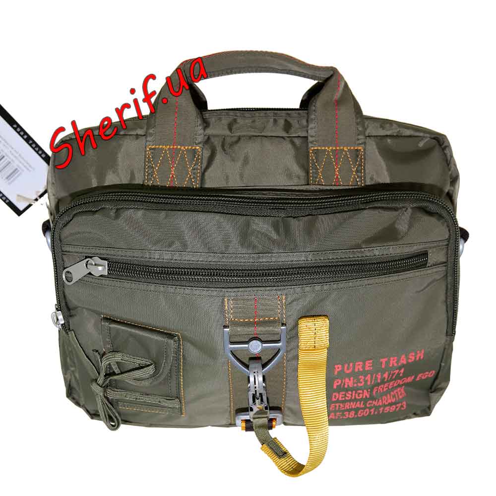 Сумка с карабином большая Max Fuchs PT Olive