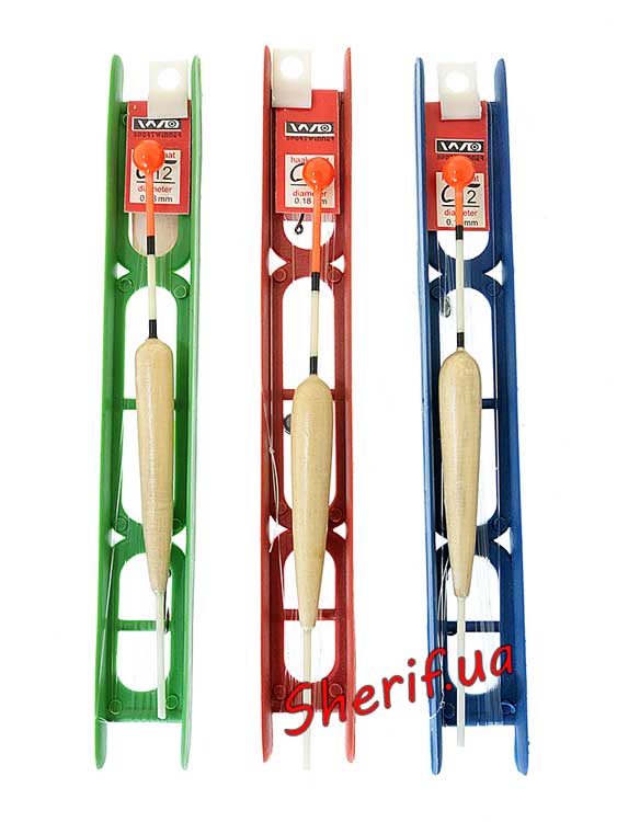 Набір Haakmaat:ліска 0,18мм, дер.поплавець, грузило, гачок № 12