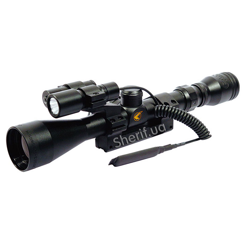 Optical sight Gamo Vampir 4x32 flashlight + target designation. (VE4x32WRV)
