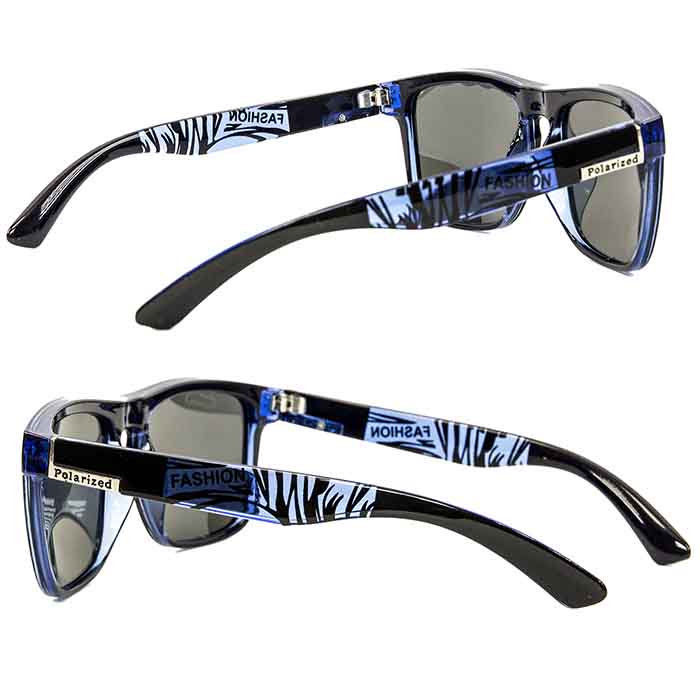 Окуляри сонцезахисні поляризовані ZN30779-TBU неонова оправа