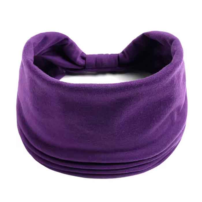 ​Жіноча богемна пов'язка на голову, колір Пурпурний