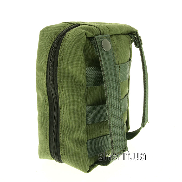 First aid kit pouch with MOLLY Olive system