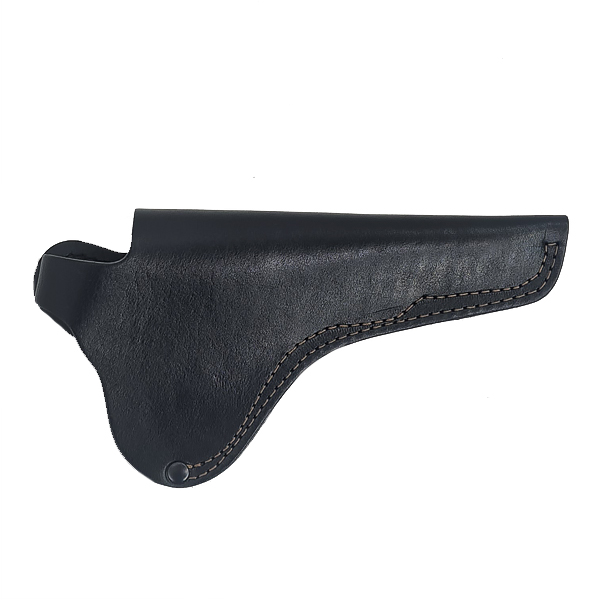 Кобура поясна Наган не формована (шкіра, чорна)