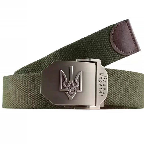 Trouser belt "Glory to Ukraine" Olive 40 mm
