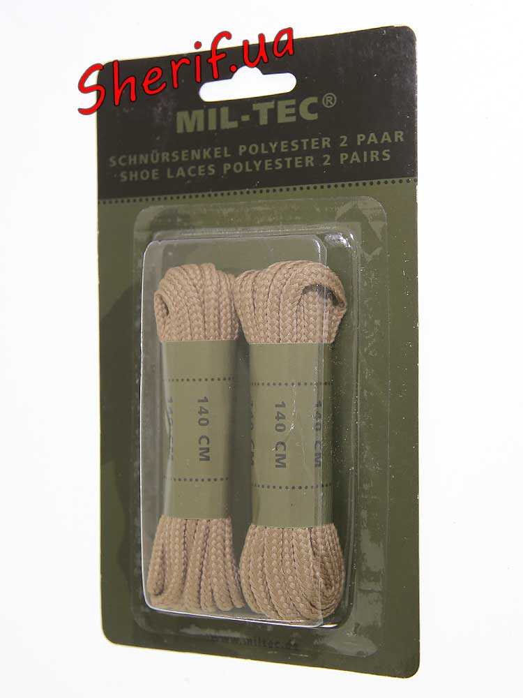 Шнурки MIL-TEK Coyote 140см 2 пари, 12912205