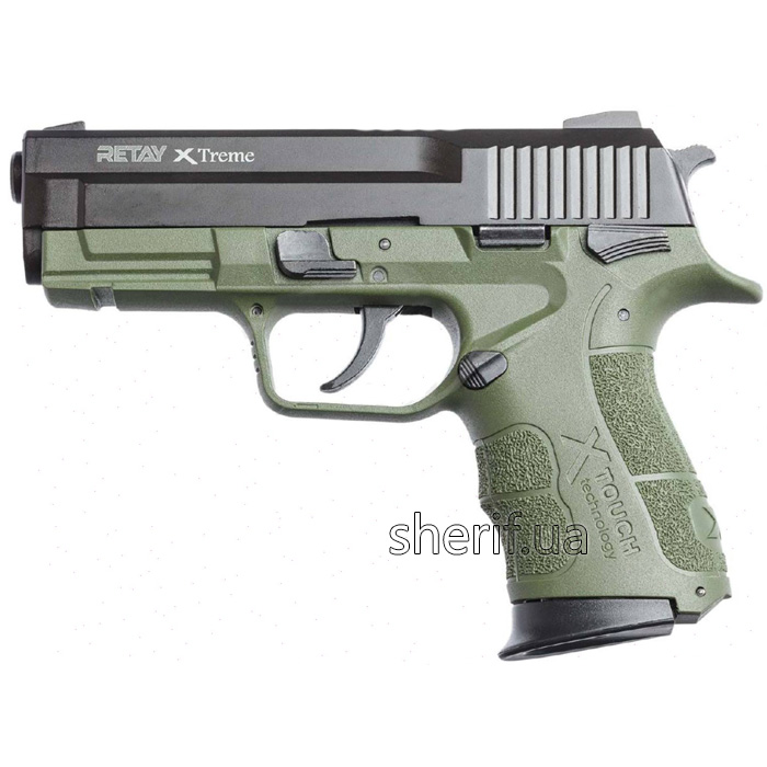 T570802G Starting pistol Retay XTreme cal. 9 mm. Color - olive.