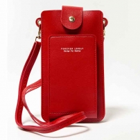 Жіноча сумка для телефону, документів і грошей (червона)