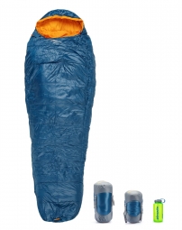 Спальний мішок Pinguin Micra (6/1°C), 195 см - Right Zip, Blue