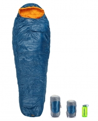 Спальний мішок Pinguin Micra (6/1°C), 185 см - Left Zip, Blue