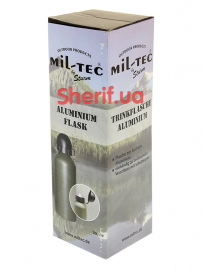 14535010 Бутылка Mil-Tec алюминиевая 500ML Olive-5