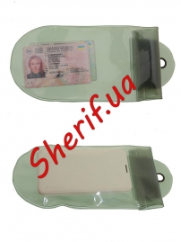 Чехол нагрудный водонепроницаемый 10х23см Olive-4