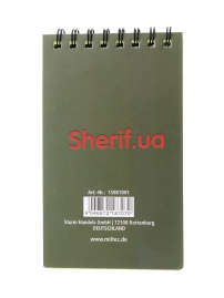 Блокнот MIL-TEC влагостойкий 75х130мм-3