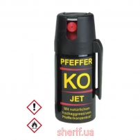 Gas cartridge PFEFFER KO Jet 40 ml, jet