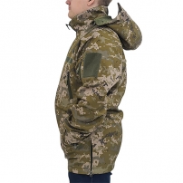 Куртка-ветровка (парка) "Stratagem" Milt-02. Soft Shell, пиксель (М-ТМ)