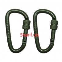 Карабин Max Fuchs D 6mmx6cm, 2 штуки Olive