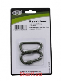 Карабин Max Fuchs D 6mmx6cm, 2 штуки Olive-2