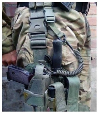 Шнур страховочный для пистолета витой Black