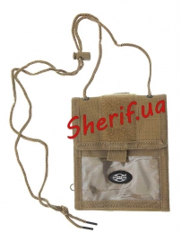 Сумка Max Fuchs нагрудная для денег и документов Coyote Tan