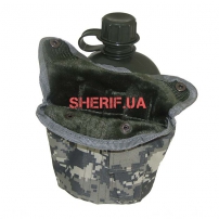 Фляга Max Fuchs США 1л с чехлом AT-digital-5