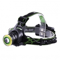 6677/T106-T6+COB Headlamp memory mikro USB 2x18650 zoom Box