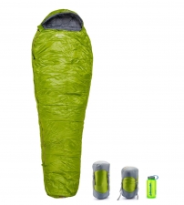 Спальний мішок Pinguin Micra (6/1°C), 195 см - Right Zip, Green