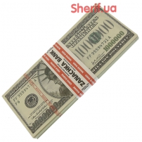 Сувенирная пачка денег по 1000000 долларов PPN-4079