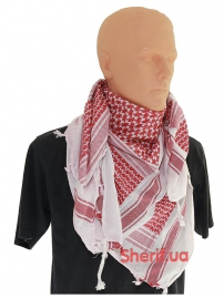 Платок-шемаг MIL-TEC универсальный Арафатка White/Red-3