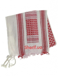 Платок-шемаг MIL-TEC универсальный Арафатка White/Red-5