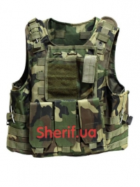 Жилет для бронепластин FSBE AAV Woodland