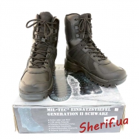 Черевики MIL-TEC тактичні 2. покоління Black