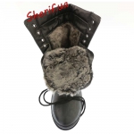 Ботинки военные меховые "Омон"-2