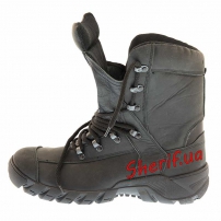 Ботинки кожаные с высокой берцой Black (модель 2)-5