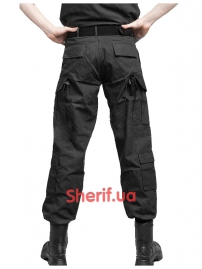 Брюки ACU MIL-TEC Рип-Стоп Black-2