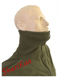 Флисовое термобелье MIL-TEC с воротником Olive-3