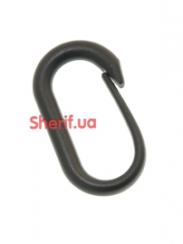 Carabiner O-Type Plastic Black