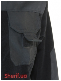 Кофта флисовая с вставками Black-4
